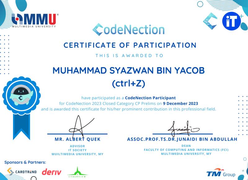 CodeNection (CTRL+Z)