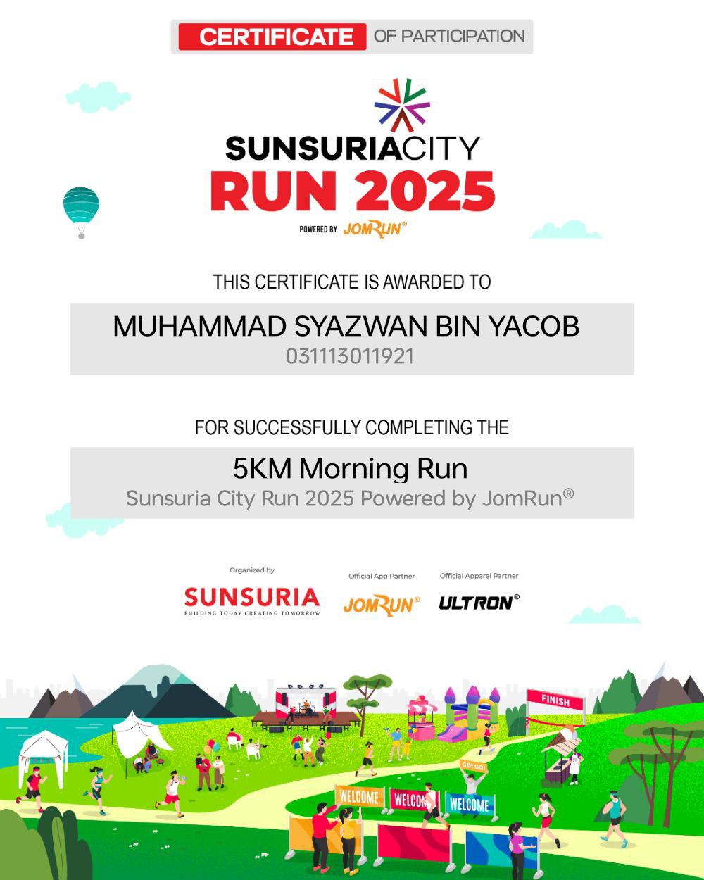 SunsuriaCity Run 2025